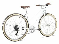 6KU Vélo De Ville Odessa - Cream White -Promos Vélos Magasin 0043870 6ku odessa 8spd city bike coney white
