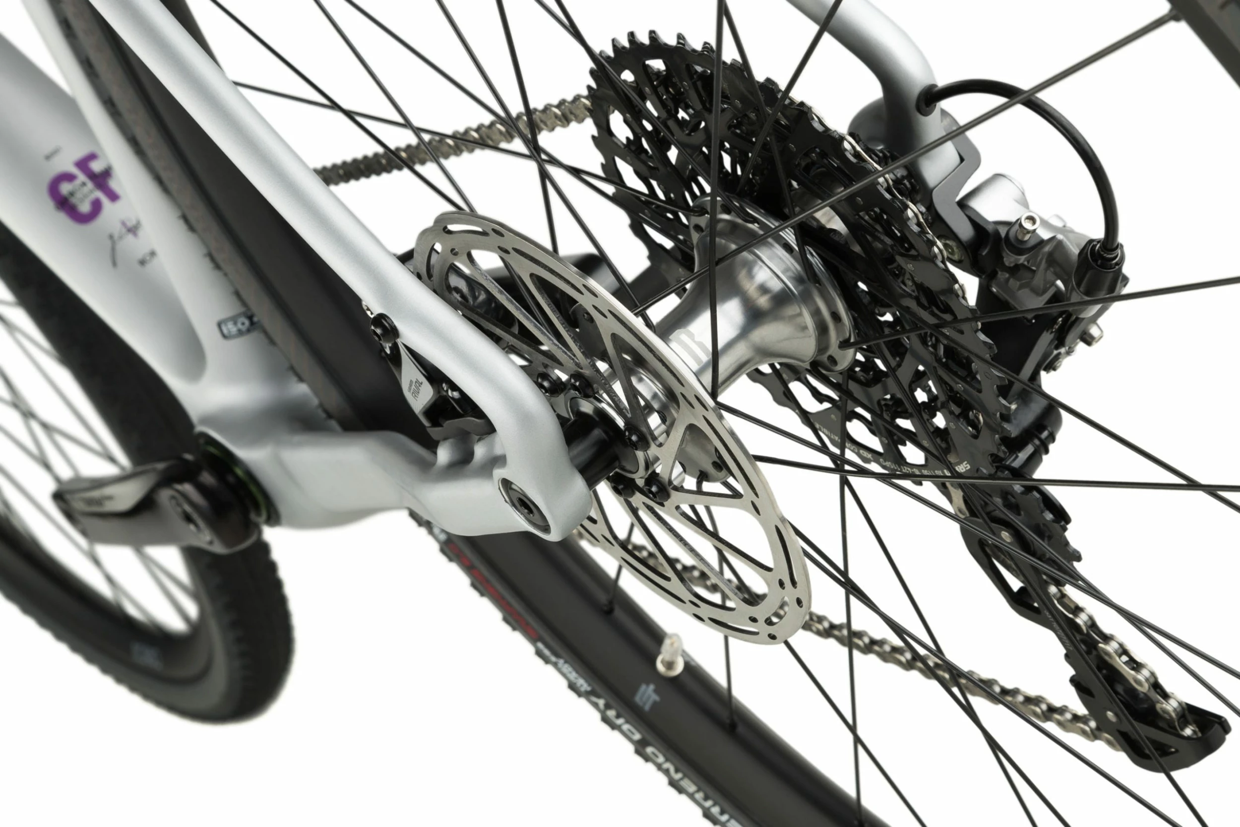 Rondo Ruut CF2 Vélo De Gravel - Argent/Pourpre 13 Rondo Ruut CF2 Vélo De Gravel - Argent/Pourpre – Image 11