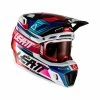 LEATT Casque Avec Lunettes 8.5 V22 Aqua/Royal Bleu-blanc-noir -Promos Vélos Magasin LEATTHelminkl Brille8 5V22AquaRoyalblau weiss schwarz 1