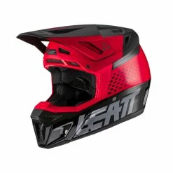 LEATT Casque Y Compris Lunettes 8.5 V22 Uni Rouge -Promos Vélos Magasin LEATTHelminkl Brille8 5V22Unirot 2