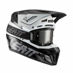 LEATT Casque Y Compris Lunettes 8.5 V22 Noir-blanc