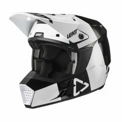 LEATT Casque De Motocross 3.5 Junior V21.3 - Blanc-noir -Promos Vélos Magasin LEATTMotocrosshelm3 5JuniorV21 3 weiss schwarz 2