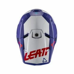 LEATT Casque De Motocross GPX 3.5 - Bleu-blanc -Promos Vélos Magasin LEATTMotocrosshelmGPX3 5 blau weiss 3