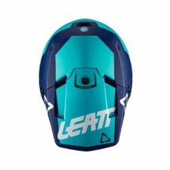 LEATT Casque De Motocross GPX 3.5 - Vert Bleu -Promos Vélos Magasin LEATTMotocrosshelmGPX3 5 gr n blau 3
