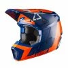 LEATT Casque De Motocross GPX 3.5 - Orange-bleu-blanc
