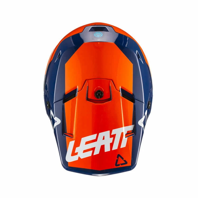 LEATT Casque De Motocross GPX 3.5 - Orange-bleu-blanc 5 LEATT Casque De Motocross GPX 3.5 - Orange-bleu-blanc – Image 3