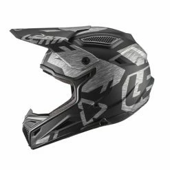 LEATT Casque De Motocross GPX 4.5 - Noir Mat-gris -Promos Vélos Magasin LEATTMotocrosshelmGPX4 5 schwarzmatt grau 2
