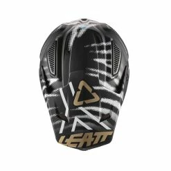 LEATT Casque De Motocross GPX 5.5 Composite - Noir-blanc-or -Promos Vélos Magasin LEATTMotocrosshelmGPX5 5Composite schwarz weiss gold 3