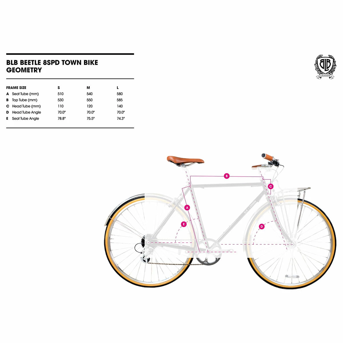 BLB Brick Lane Bikes Coccinelle Town 8 Vitesses - Chrome 4 BLB Brick Lane Bikes Coccinelle Town 8 Vitesses - Chrome – Image 2