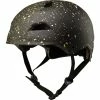 CASQUE FOX FLIGHT SPLATTER NOIR ET OR 1 CASQUE FOX FLIGHT SPLATTER NOIR ET OR -Promos Vélos Magasin casque fox flight splatter noir et or