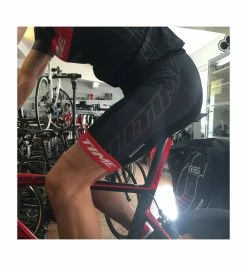 Cuissard à Bretelles Time Rouge