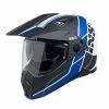 IXS 208 2.0 Casque Moto - Noir-bleu Mat -Promos Vélos Magasin iXS2082 0Motorradhelm mattschwarz blau 1