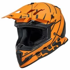 IXS 361 2.2 Casque Moto - Mat Orange-noir
