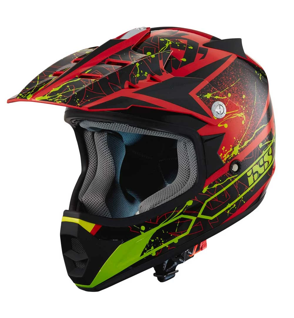 IXS Casque De Motocross Pour Enfants 278 KID 2.0 Rouge-noir-jaune 3 IXS Casque De Motocross Pour Enfants 278 KID 2.0 Rouge-noir-jaune