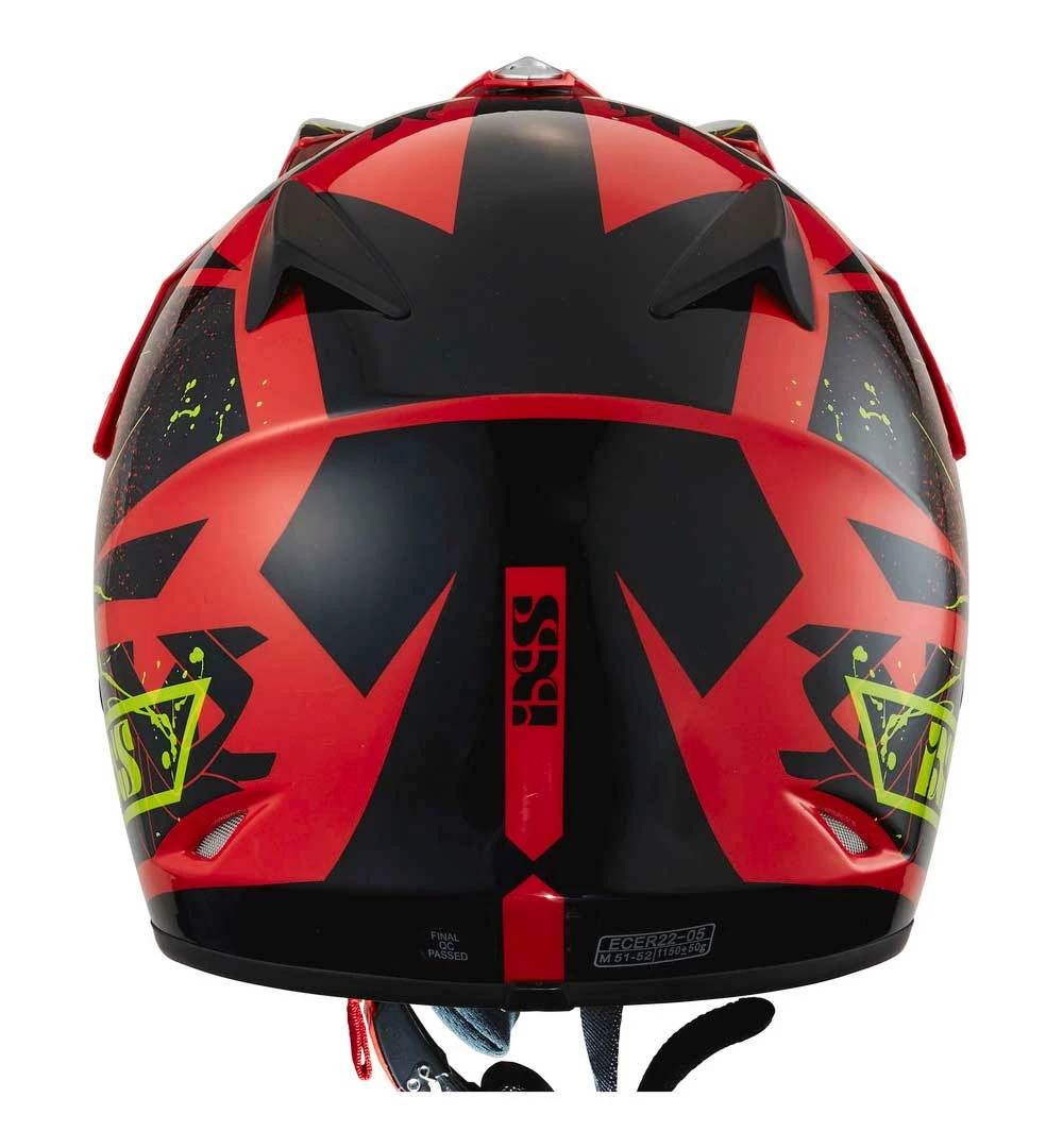 IXS Casque De Motocross Pour Enfants 278 KID 2.0 Rouge-noir-jaune 5 IXS Casque De Motocross Pour Enfants 278 KID 2.0 Rouge-noir-jaune – Image 3